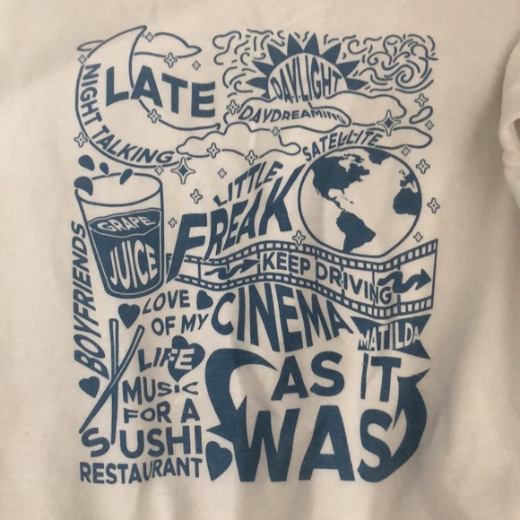 Harry’s House White Crewneck Sweatshirt Medium - Picture 7 of 7